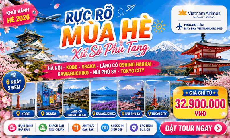 Nhật Bản Mùa Hoa Chi Anh - Tử Đằng